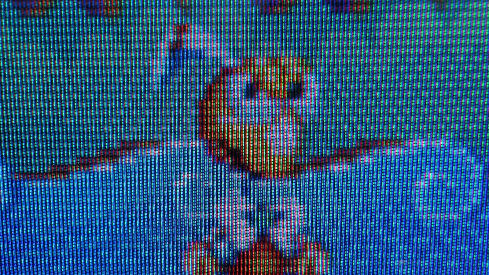 Close-up of B&O Beovision 1 CRT neck board showing yellow plug disconnected from Velocity Scan Modulation circuit; visible solder joints and component traces.